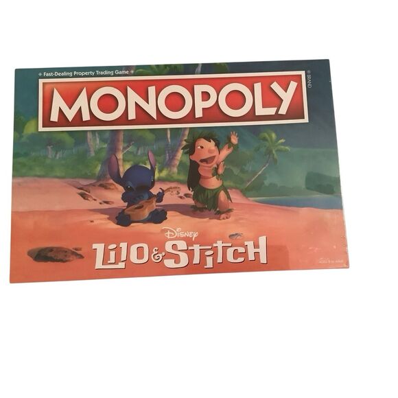 Lilo Stitch Disney Monopoly Sealed With Collectible Tokens - Picture 4 of 4